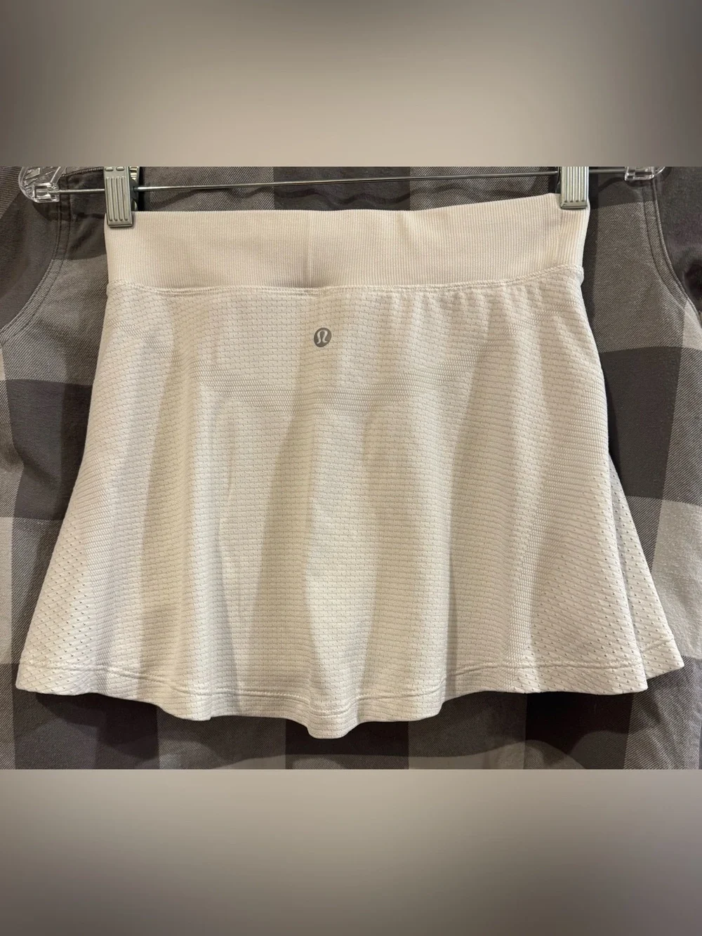 lululemon Athletica White Performance Athletic Skirt/Skirt